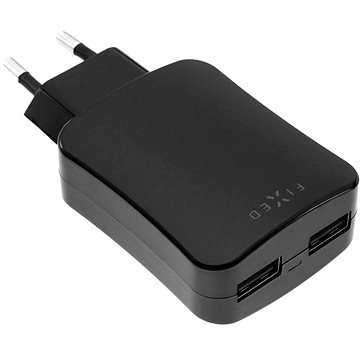 Obrázok FIXED 2x USB, 24W (FIXC-2U-BK) čierna