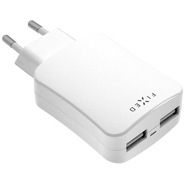 Obrázok FIXED 2x USB, 24W (FIXC-2U-WH) biela