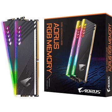 Obrázok DIMM DDR4 16GB 3200MHz (2x8GB kit) GIGABYTE AORUS RGB MEMORY GP-ARS16G32