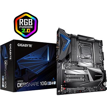 Obrázok GIGABYTE X299X DESIGNARE-10G (rev. 1.0) X299X DESIGNARE-10G