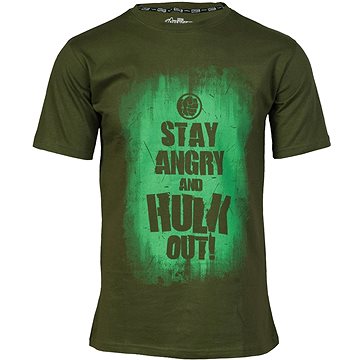 Obrázok MARVEL AVAS HULK SLOGAN T-SHIRT L (5908305219088)