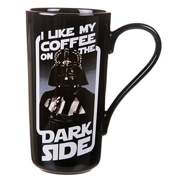 Obrázok Star Wars Latté hrnček 450 ml, čierna