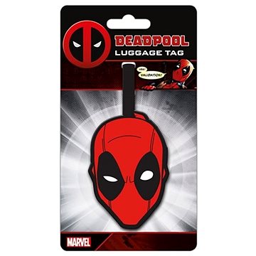 Obrázok Deadpool Head - jmenovka na zavazadlo (5051265996091)