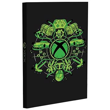 Obrázok Xbox Light Up Notebook - zápisník (5055964729769)