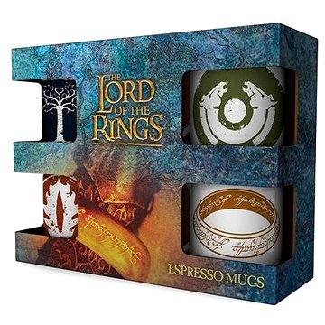 Obrázok Lord Of The Rings - Symbols - espresso sada 4 ks (5028486425341)