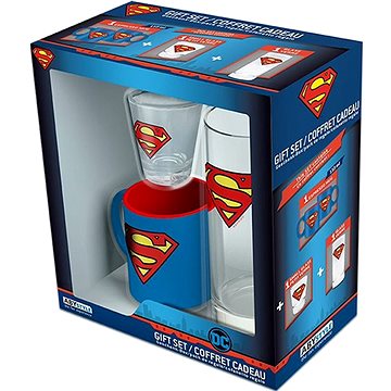 Obrázok Superman set - hrnek, sklenice, panák (3700789279549)