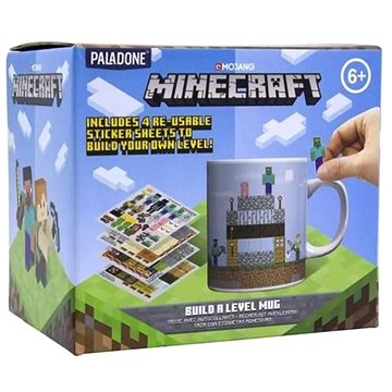 Obrázok Paladone Hrnek Minecraft - Build a Level 325ml