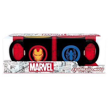 Obrázok Hrnečky Marvel 110ml set 2ks Iron Man & Spider-Man