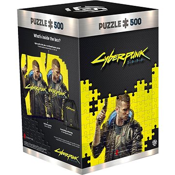 Obrázok Puzzle Cyberpunk 2077 Keyart Male V, 500 dílků