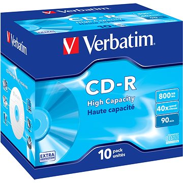 Obrázok Verbatim CD-R DataLife Protection 40x, 10 ks v krabičke (43428)