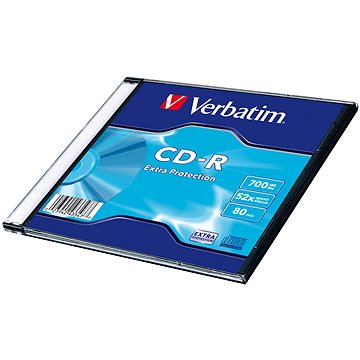 Obrázok Médium Verbatim CD-R 700MB 80min 52x Extra Protection slim