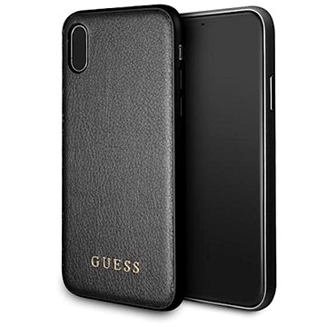 Obrázok GUHCPXIGLBK Guess Iridescent Zadní Kryt Black pro iPhone X