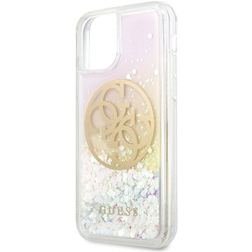 Obrázok Guess Glitter Circle pro iPhone 11 (GUHCN61LGIRGP) ružový