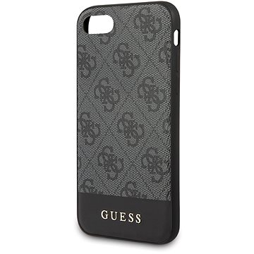 Obrázok GUHCI8G4GLGR Guess 4G Stripe Kryt pro iPhone 7/8/SE2020 Grey