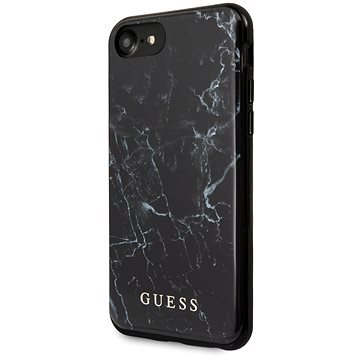 Obrázok GUHCI8PCUMABK Guess Marble Kryt pro iPhone 8/SE2020 Black