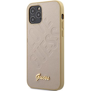 Obrázok Guess Iridescent Love pro Apple iPhone 12/12 Pro Gold (3700740480717)