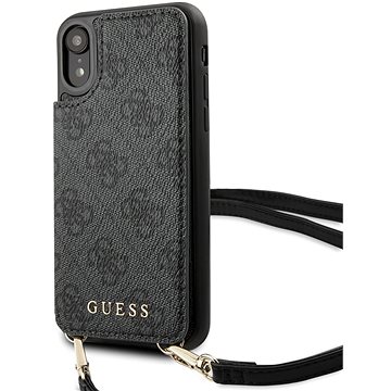 Obrázok Guess 4G Crossbody Cardslot pre iPhone XR Grey (3700740472040)