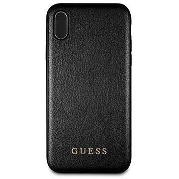 Obrázok GUHCI65IGLBK Guess PU Leather Hard Case Iridescent Black pro iPhone XS Max