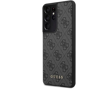 Obrázok GUHCS21LG4GFGR Guess 4G Zadní Kryt pro Samsung Galaxy S21 Ultra Grey