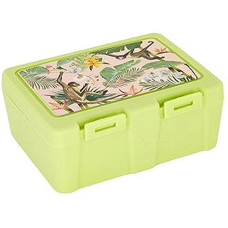 Obrázok Lunch box s príborom, 13,5 x 18 x 7,5 cm, sivá 