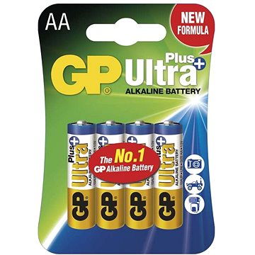 Obrázok GP Ultra Plus LR6 (AA) 4ks v blistri (GP15AUP)