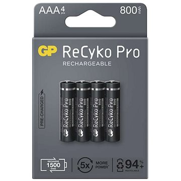 Obrázok Nabíjacia batéria GP ReCyko Pro Professional (AAA) 4 ks , EM_1033124080