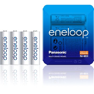 Obrázok 1x4 Panasonic Eneloop Mignon AA 1900 mAh Sliding Pack, BK-3MCCE/4LE