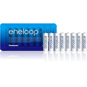 Obrázok 1x8 Panasonic Eneloop Mignon AA 1900 mAh Sliding Pack, BK-3MCCE/8LE