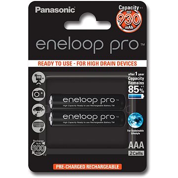 Obrázok HR03 AAA 4HCDE/2BE ENELOOP PRO PANASONIC 35048432