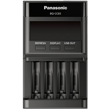 Obrázok Panasonic Eneloop Premium Ladegerät inkl. LCD-Display, BQ-CC65E