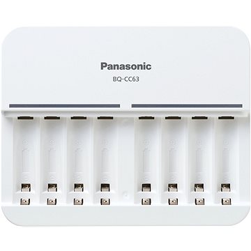 Obrázok Panasonic Eneloop 8-Zellen Ladegerät ohne Akkus, BQ-CC63E