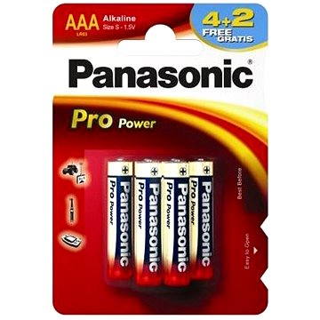 Obrázok Panasonic Pre Power AAA LR03 4 + 2ks v blistri (LR03PPG/6BP)