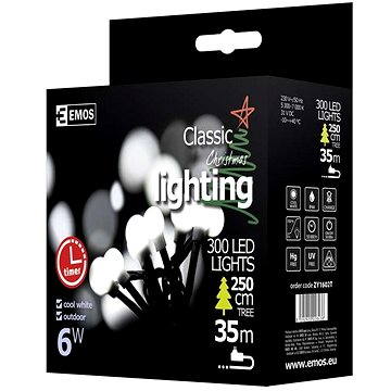 Obrázok Emos 300 LED Xmas CHERY TIMER (8592920028438)