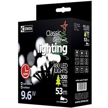 Obrázok Emos 480 LED Xmas CHERY TIMER (8592920028445)