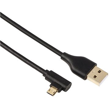 Obrázok Hama propojovací USB A(M)  micro B(M) 1m kolmý symetrický (54545)