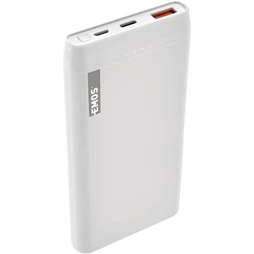 Obrázok EMOS AlphaQ 10, 10000 mAh, USB-C PD 18W, QC 3.0 (1613052401) biela