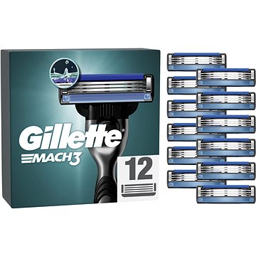 Obrázok Gillette Mach 3 12 ks