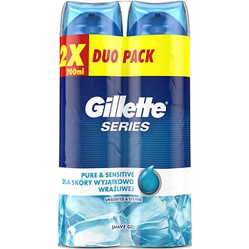 Obrázok GILLETTE Series Gél Ultra Sensitive 2 × 200 ml (7702018442423)