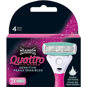 Obrázok WILKINSON Quattro for Women Sensitive (4027800414345)