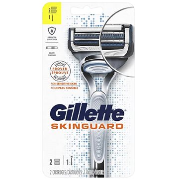 Obrázok GILLETTE Skinguard Sensitive + hlavice 2 ks (7702018486342)