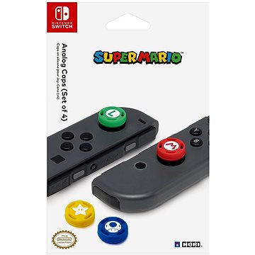 Obrázok HORI Joy-Con Analog Stick Caps Super Mario - Nintendo Switch (873124006261)