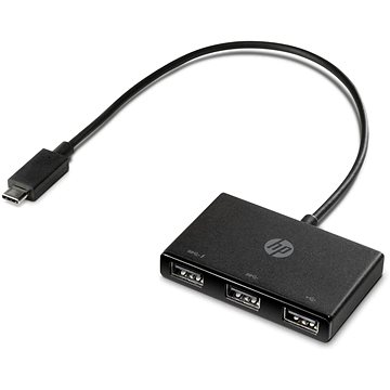 Obrázok Rozbočovač HP USB-C až USB-A (Z8W90AA#ABB)