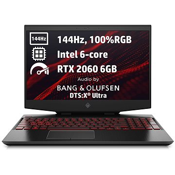 Obrázok HP OMEN by HP 17-cb1006nc i7-10750H/16/1+512/W10 1X2K8EA#BCM