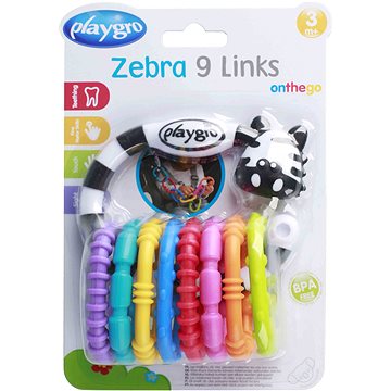 Obrázok Playgro - Zebra s krúžkami nová (9321104845580)