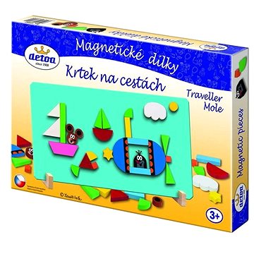 Obrázok dieliky magnetické - Krtko na cestách-Detoa