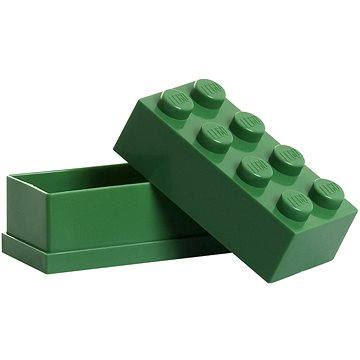 Obrázok LEGO Mini box 46 x 92 x 43 mm - tmavo zelený