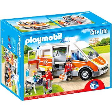 Obrázok Playmobil 6685 Sanitka s majákem a houkačkou