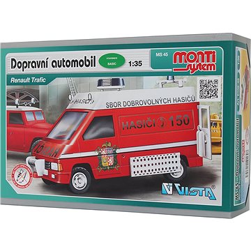 Obrázok Beneš a Lát a.s. Monti System 45 Renault Trafic Fire Brigade 1 : 35