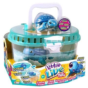 Obrázok Cobi LITTLE LIVE PETS Robotická modrá želva s nádrží