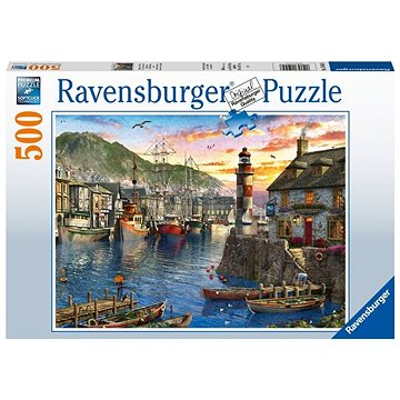 Obrázok Ravensburger 150458 Východ slnka v prístave (4005556150458)